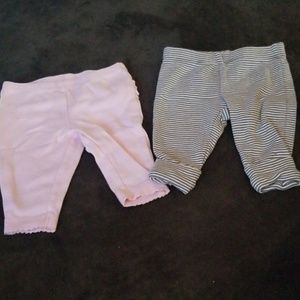 Carters Newborn baby girl pants